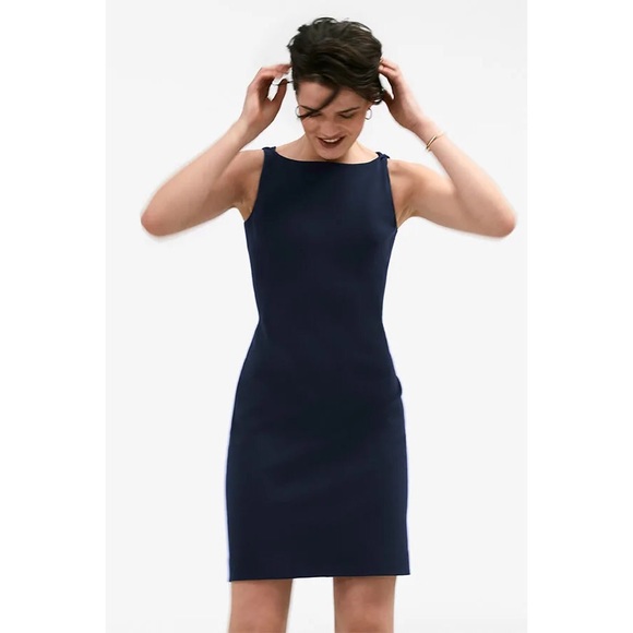 NWT MM Lafleur Lydia Sheath Dress Galaxy Blue - Picture 3 of 7